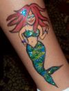 glitter mermaid tattoo pic